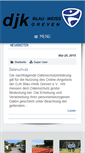 Mobile Screenshot of djk-greven.de